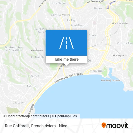 Rue Caffarelli map