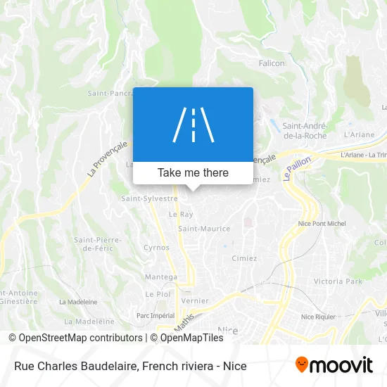 Rue Charles Baudelaire map