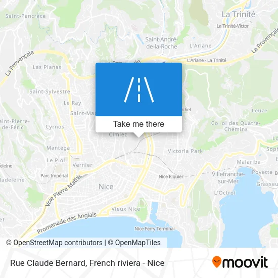 Rue Claude Bernard map