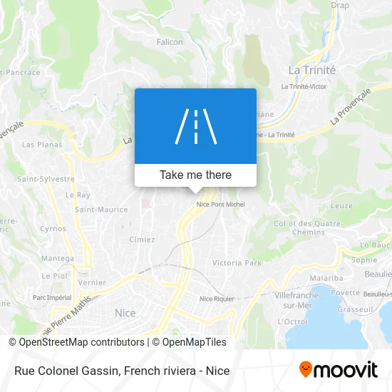 Rue Colonel Gassin map