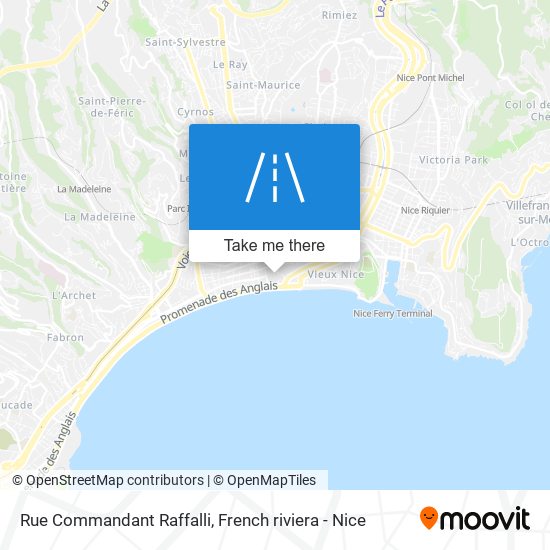 Rue Commandant Raffalli map