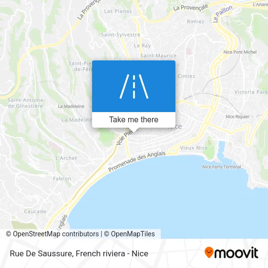 Rue De Saussure map