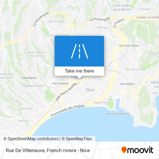 Rue De Villeneuve map