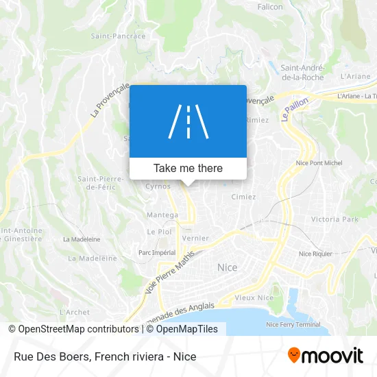 Rue Des Boers map