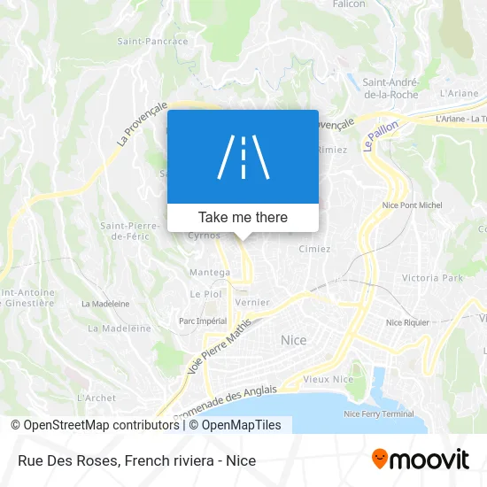 Rue Des Roses map