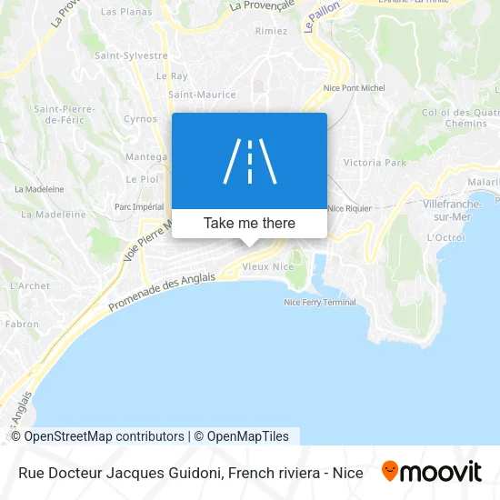 Rue Docteur Jacques Guidoni map