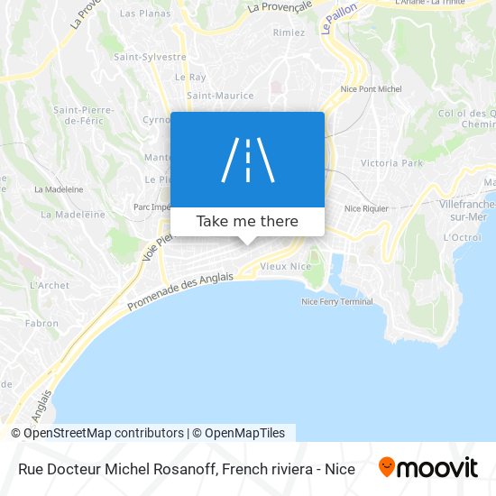 Mapa Rue Docteur Michel Rosanoff