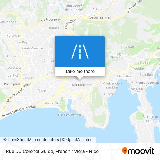 Rue Du Colonel Guide map