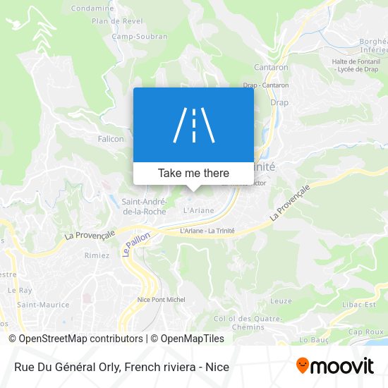 Rue Du Général Orly map