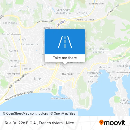 Rue Du 22e B.C.A. map