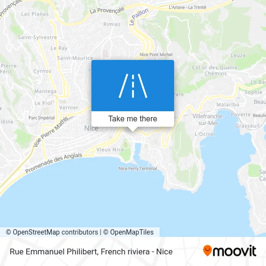 Rue Emmanuel Philibert map