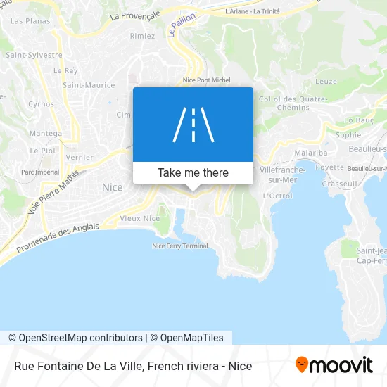 Rue Fontaine De La Ville map