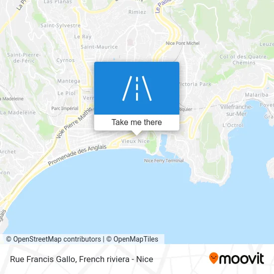 Rue Francis Gallo map