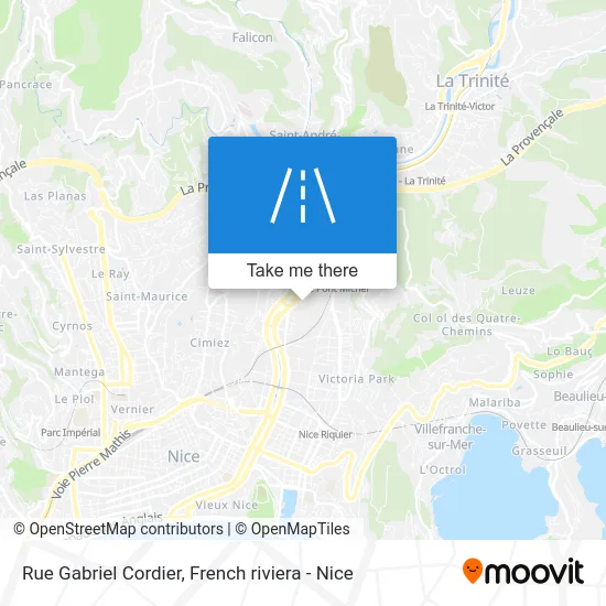 Rue Gabriel Cordier map