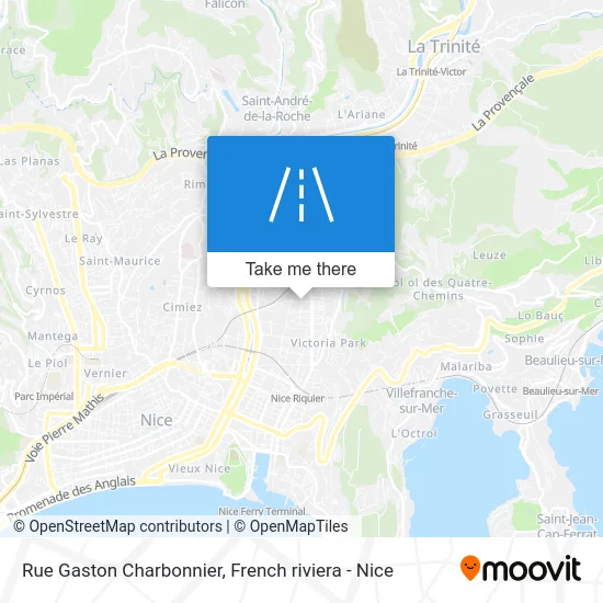 Rue Gaston Charbonnier map