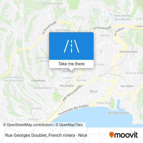 Rue Georges Doublet map