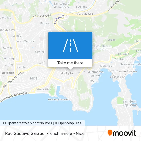 Rue Gustave Garaud map