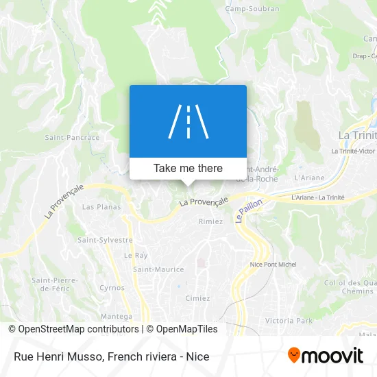 Mapa Rue Henri Musso