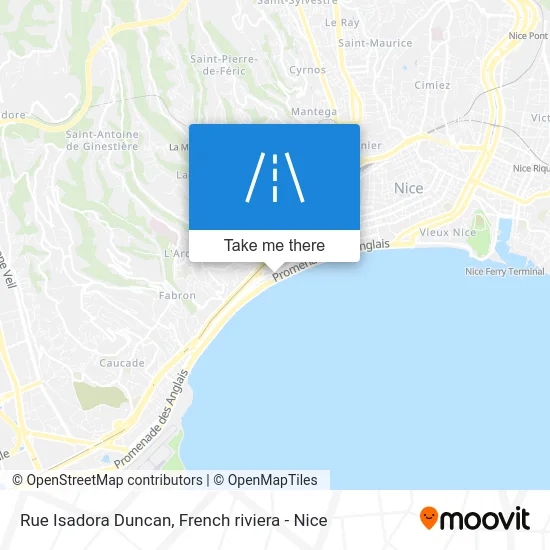 Mapa Rue Isadora Duncan