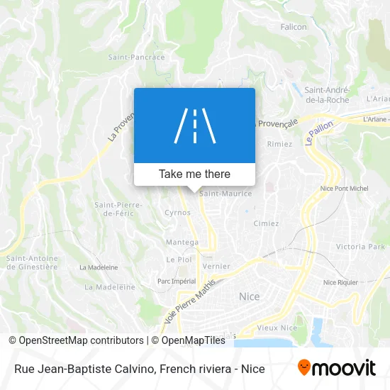 Rue Jean-Baptiste Calvino map