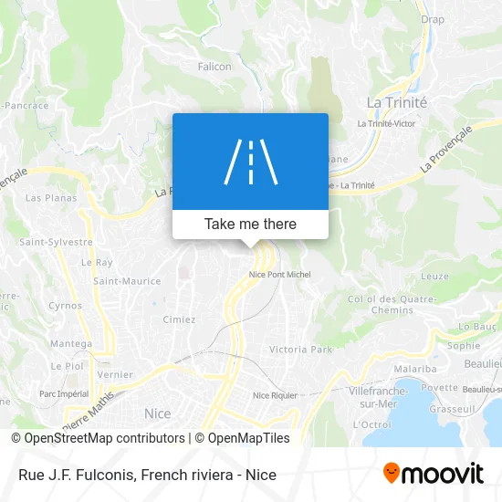 Rue J.F. Fulconis map