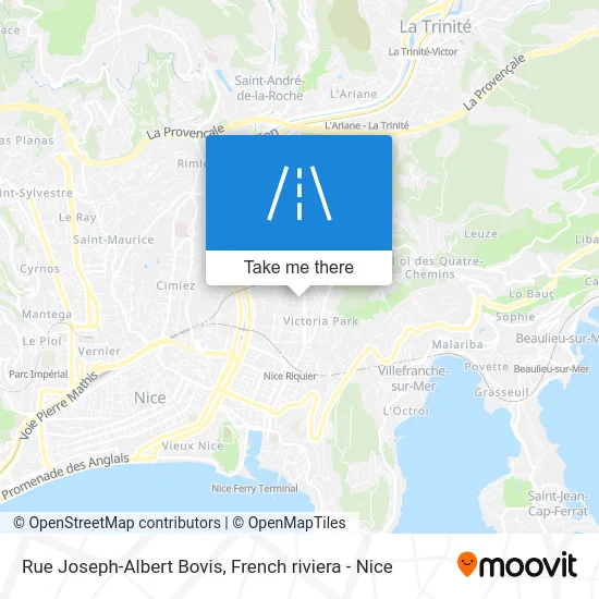 Rue Joseph-Albert Bovis map