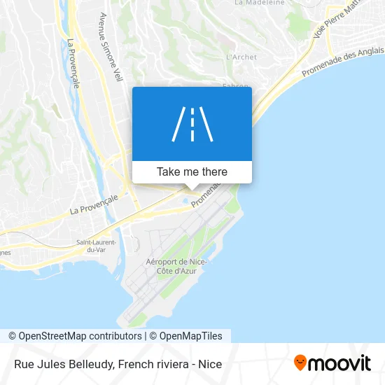 Rue Jules Belleudy map