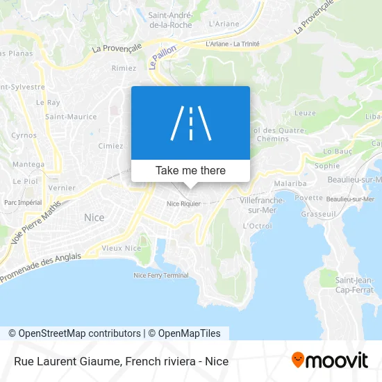 Rue Laurent Giaume map