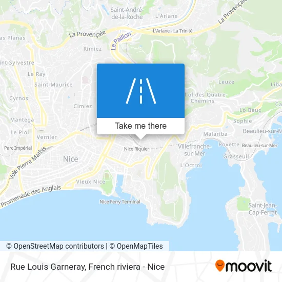 Rue Louis Garneray map