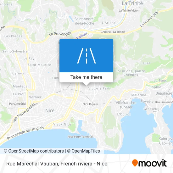 Rue Maréchal Vauban map