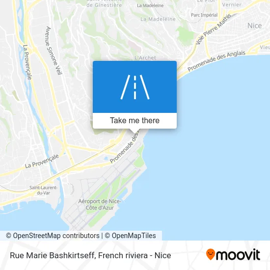 Rue Marie Bashkirtseff map