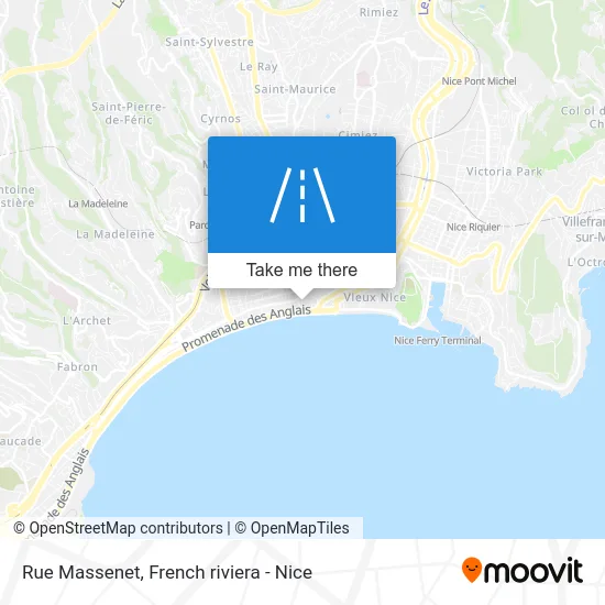 Rue Massenet map
