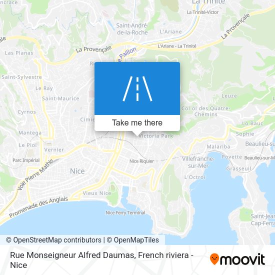 Rue Monseigneur Alfred Daumas map