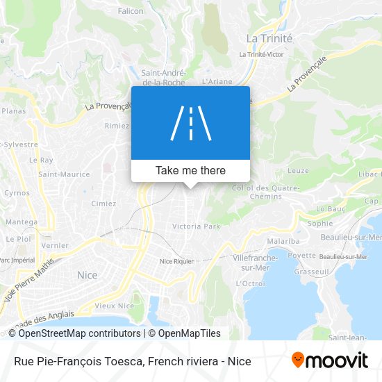 Rue Pie-François Toesca map