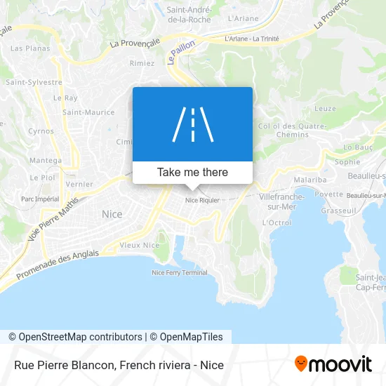Rue Pierre Blancon map