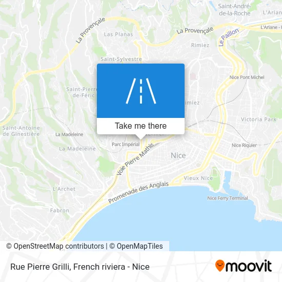 Rue Pierre Grilli map
