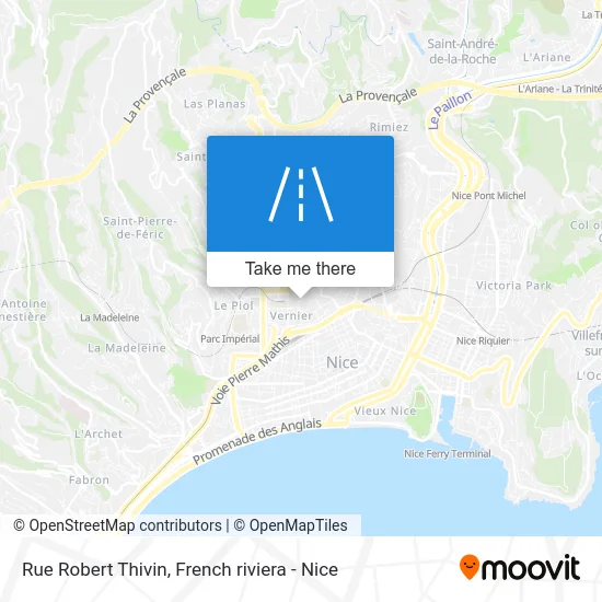 Rue Robert Thivin map