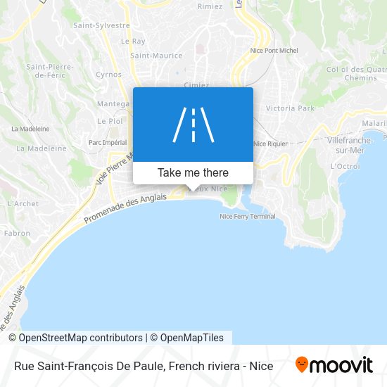 Rue Saint-François De Paule map