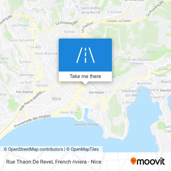 Rue Thaon De Revel map