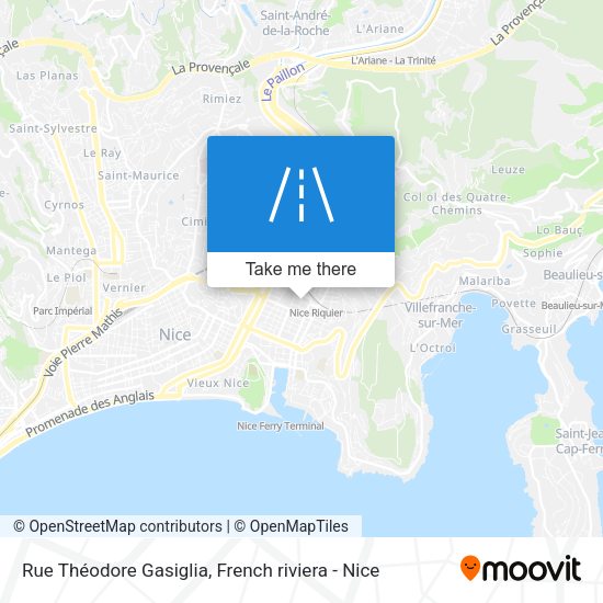 Rue Théodore Gasiglia map