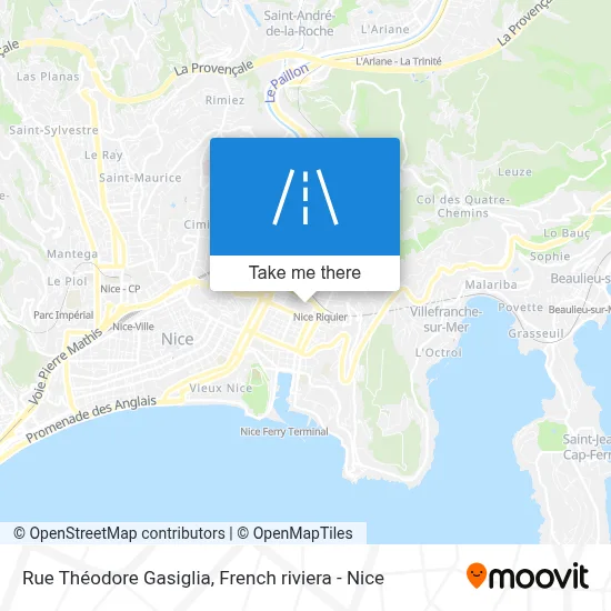 Rue Théodore Gasiglia map