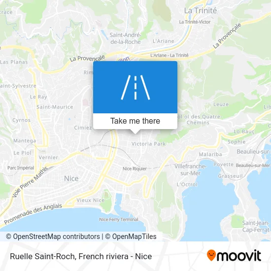 Ruelle Saint-Roch map