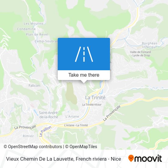 Vieux Chemin De La Lauvette map