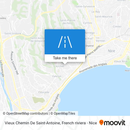 Vieux Chemin De Saint-Antoine map