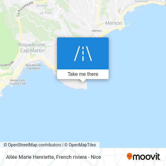 Allée Marie Henriette map