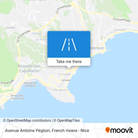 Avenue Antoine Péglion map