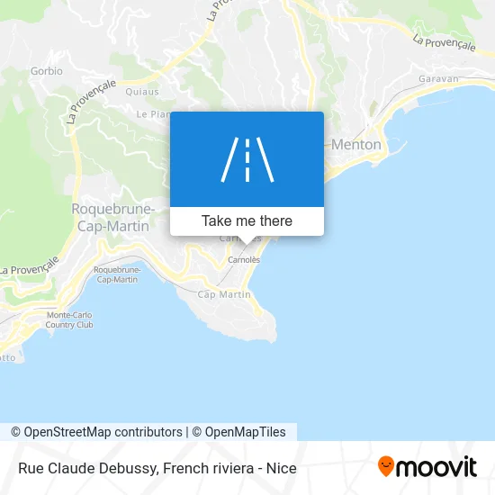 Rue Claude Debussy map