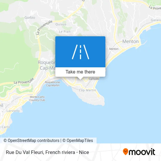 Rue Du Val Fleuri map