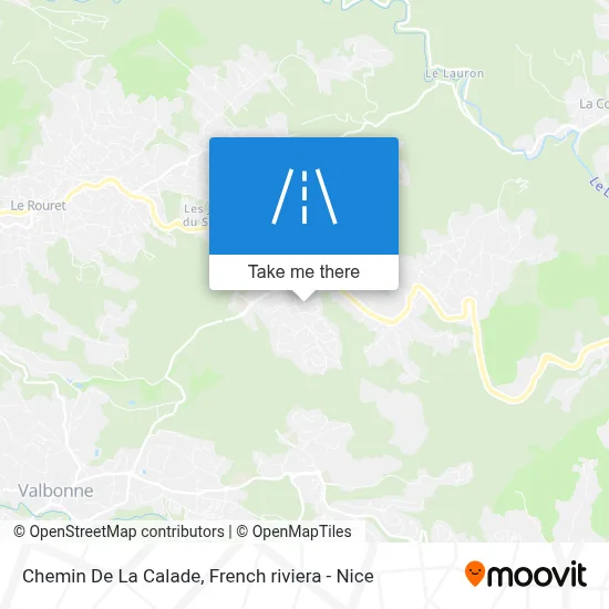 Chemin De La Calade map