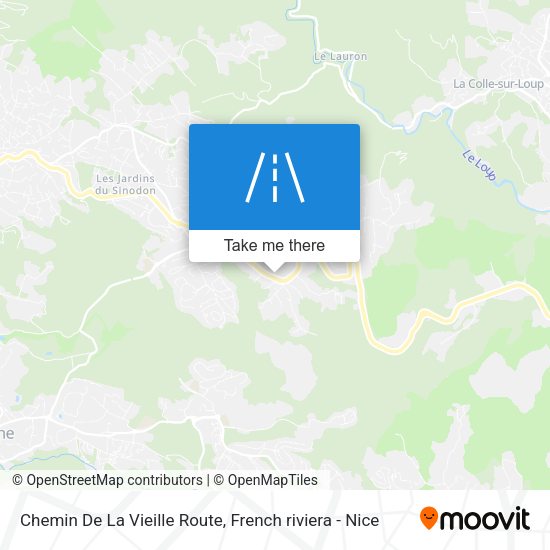 Chemin De La Vieille Route map